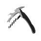 True Murano Black Double Hinged Corkscrew