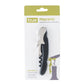 True Murano Black Double Hinged Corkscrew
