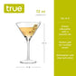 True Manhattan Martini Glass