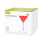 True Manhattan Martini Glass