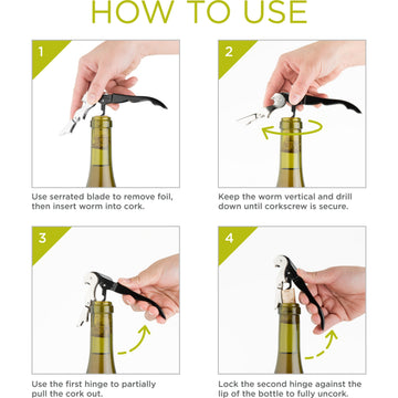 Truetap Double Hinge Corkscrew Silver
