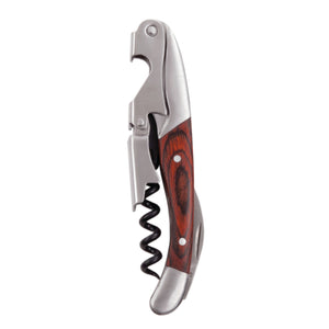 True Double Hinged Wooden Corkscrew
