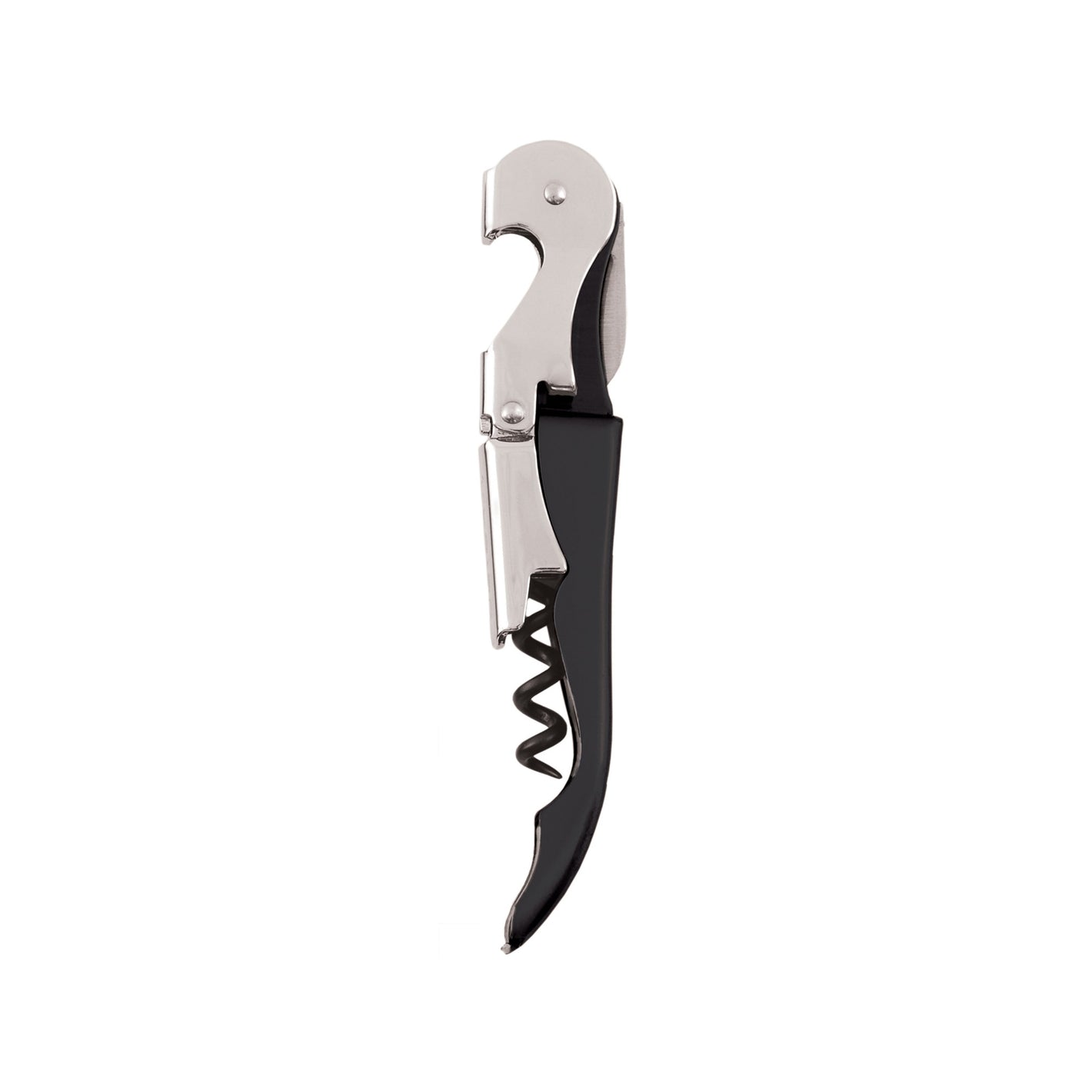 Truetap Double Hinged Waiters Corkscrew Black