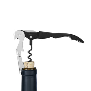 Truetap Double Hinged Waiters Corkscrew Black