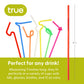 True Twisted Ultra Bendy Straws