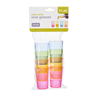 True Plastic Party Shot Glasses 1.5oz 8Ct