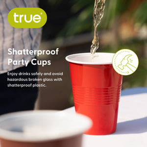 True Red Party Cups 16oz
