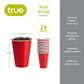 True Red Party Cups 16oz
