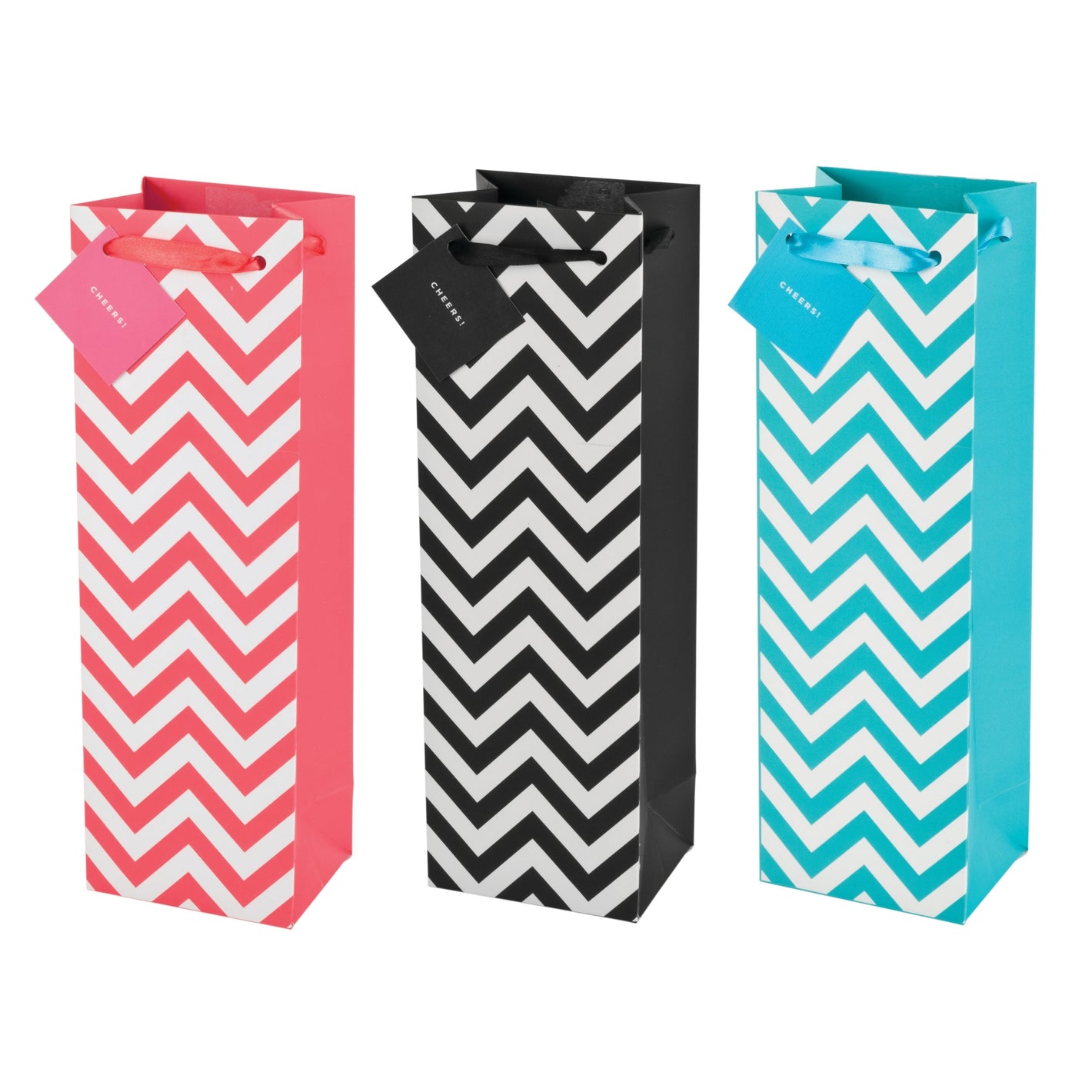 Chevron Wine Bag