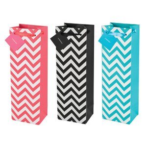 Chevron Wine Bag