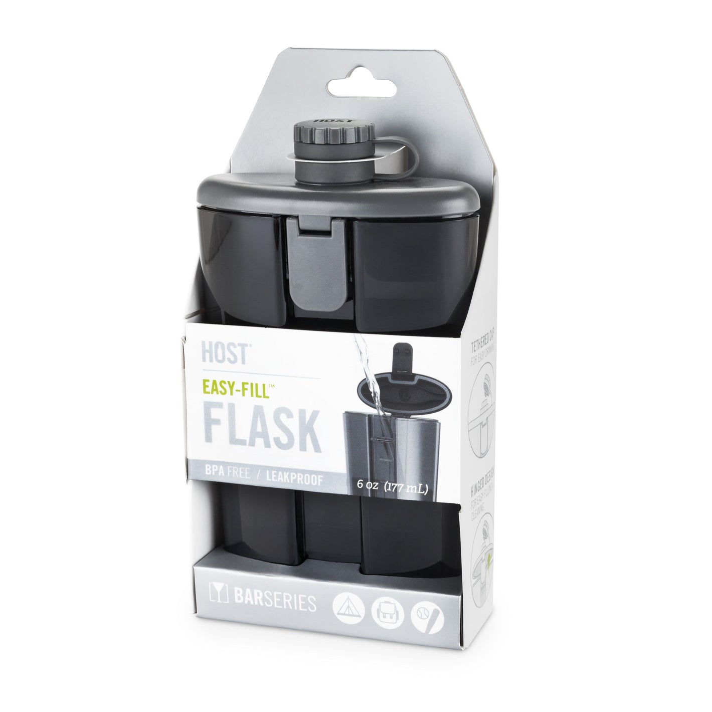 Host Easy Fill 6oz Flask