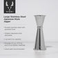 Viski Large Makoto Stainless Steel Jigger