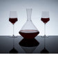 Viski Reserve Raye Crystal Angled Bordeaux Glasses 2Pk