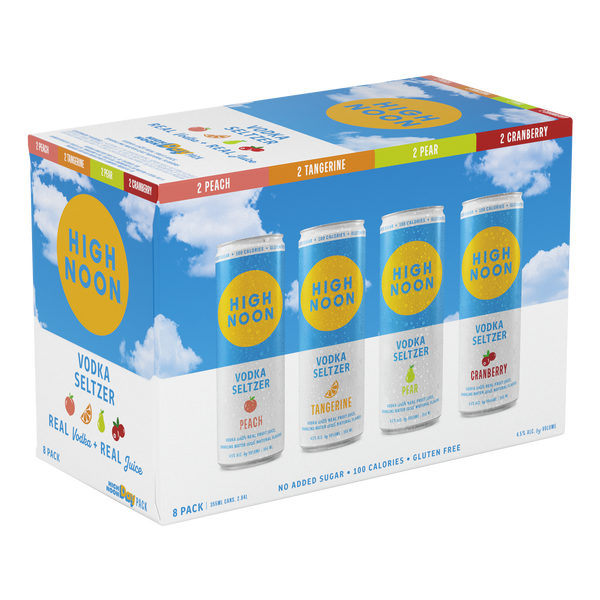 noon High Noon Sun Sips Variety Pack NV 8-Pack (12OZ) | Liquor | Vodka