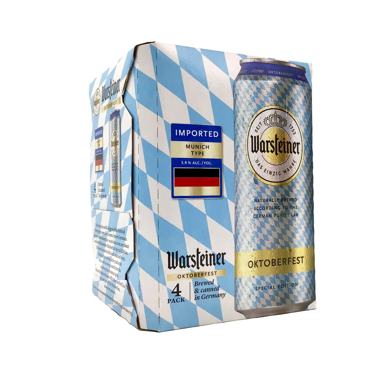 Warsteiner Oktoberfest  4pk Cn
