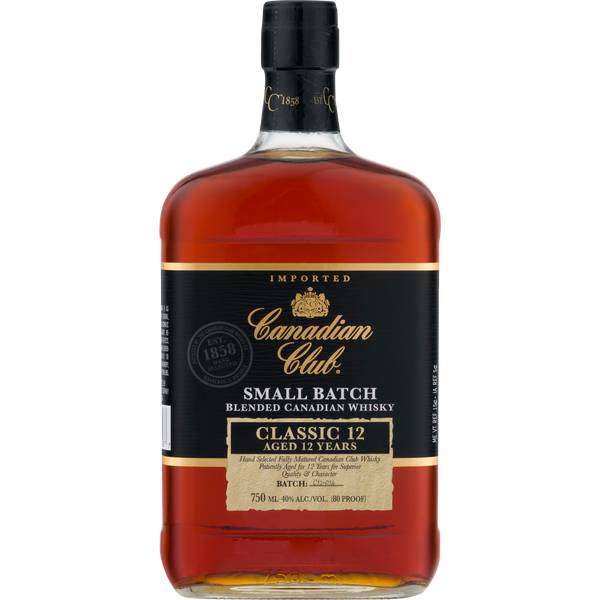 Canadian Club Classic 12yr Whisky