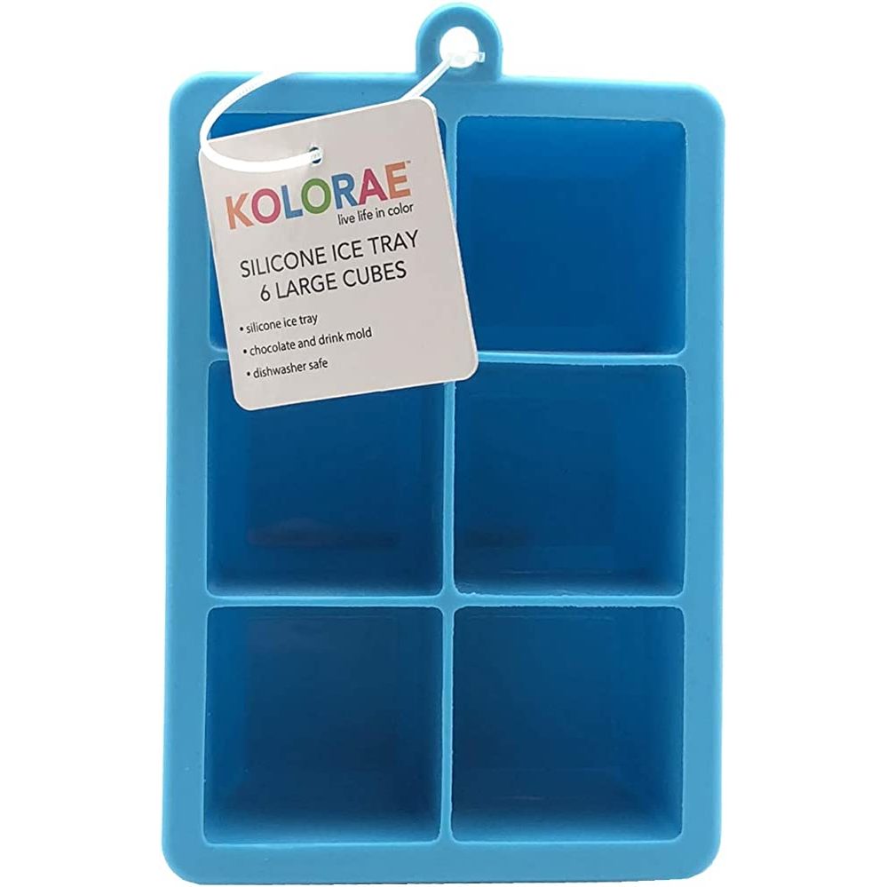 Kolorae Silicone 6 Cube Ice Tray