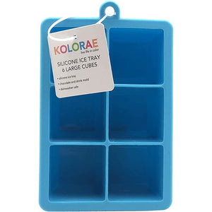 Kolorae Silicone 6 Cube Ice Tray