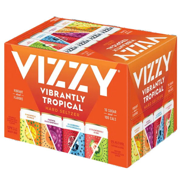 Vizzy Vibrantly Tropical Variety  12pk Cn