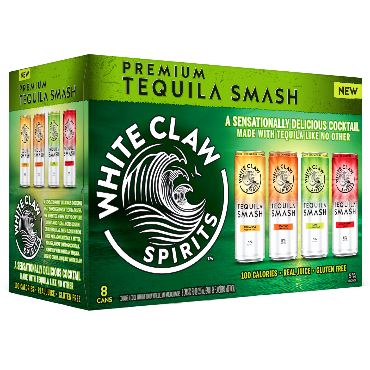 White Claw Tequila Smash Variety  8pk Cn