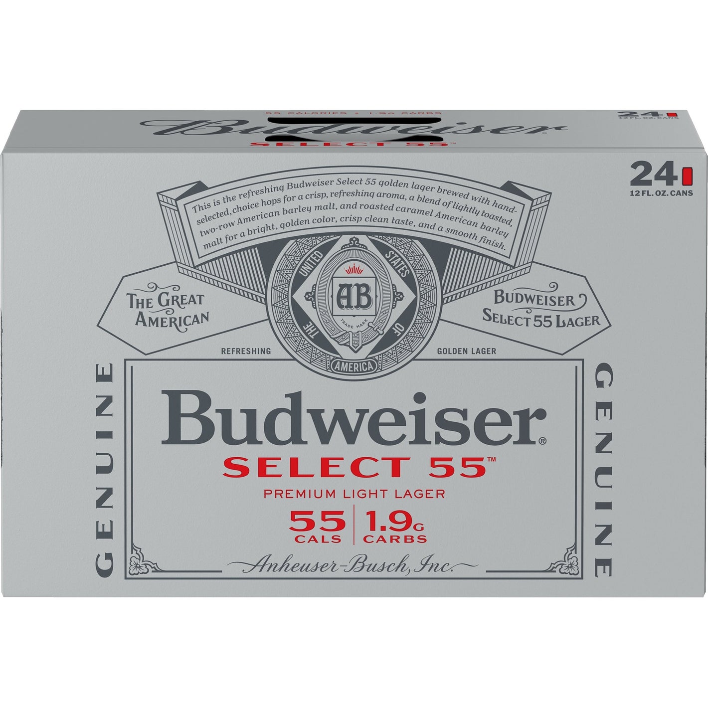 Bud Select 55  24pk Cn