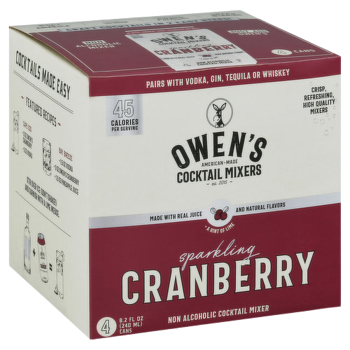 Owens Craft Mixers Sparkling Cranberry  Cn