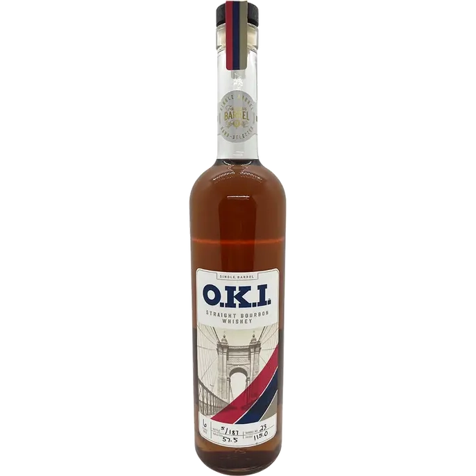 OKI Single Barrel Straight Bourbon Whiskey