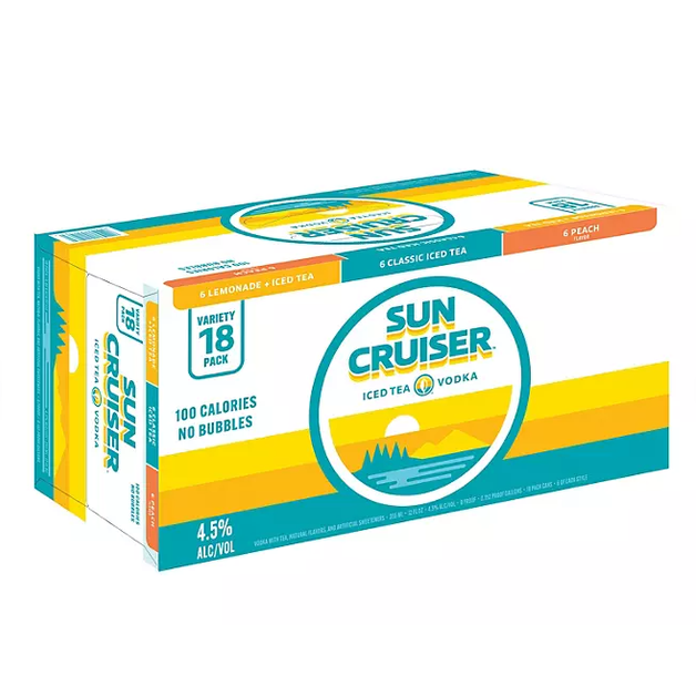 Sun Cruiser Vodka Variety 18pk  Cn