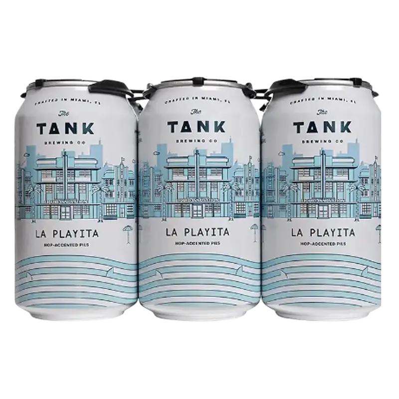Tank Brewing La Playita Pilsner  6pk Cn