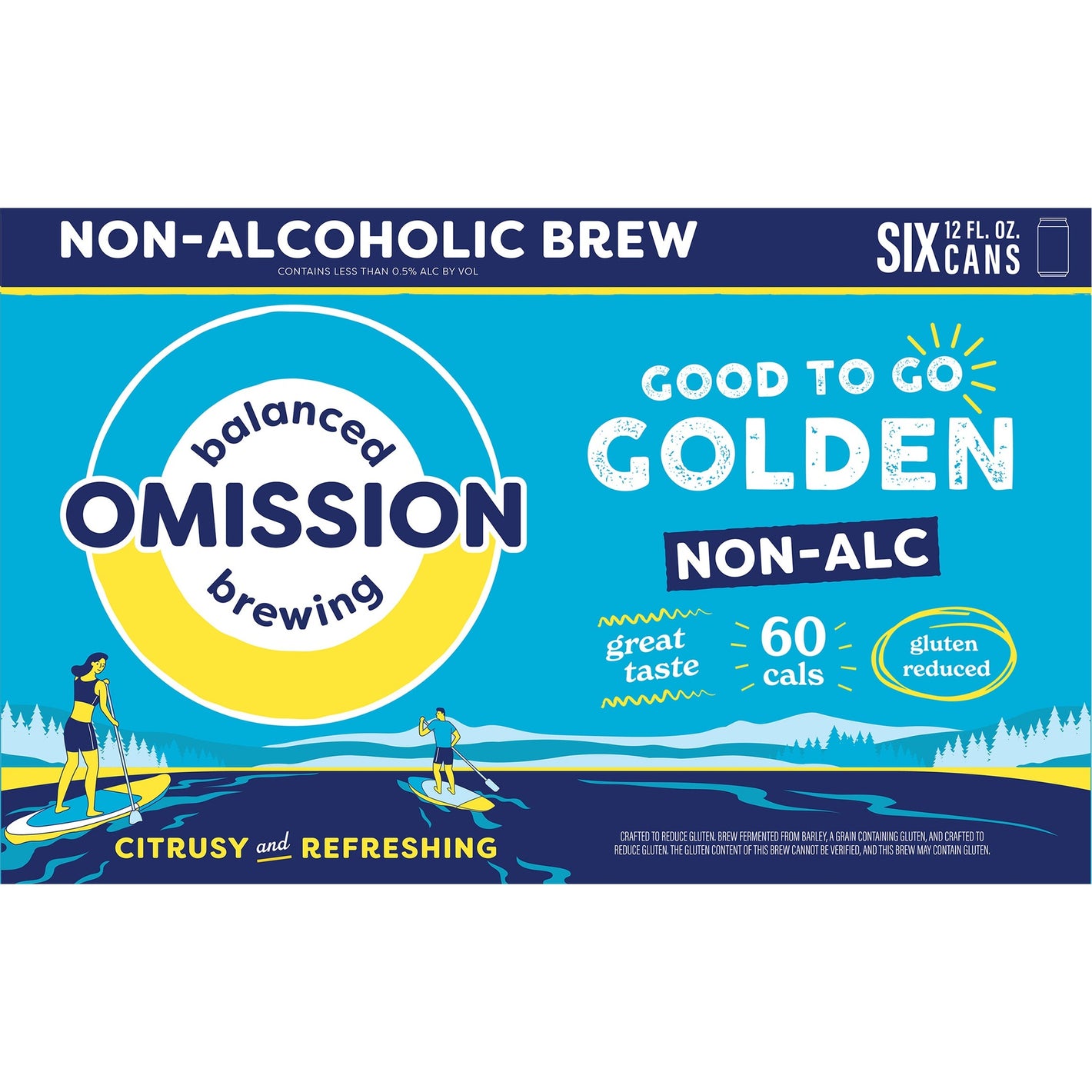 Widmer Omission GTG Golden Ale NA  6pk Cn
