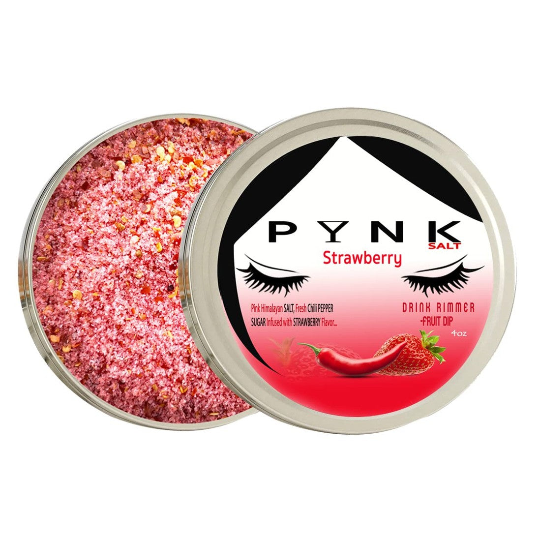 Pynk Himilayan Salt and Strawberry Sugar Margarita Rimmer 4oz