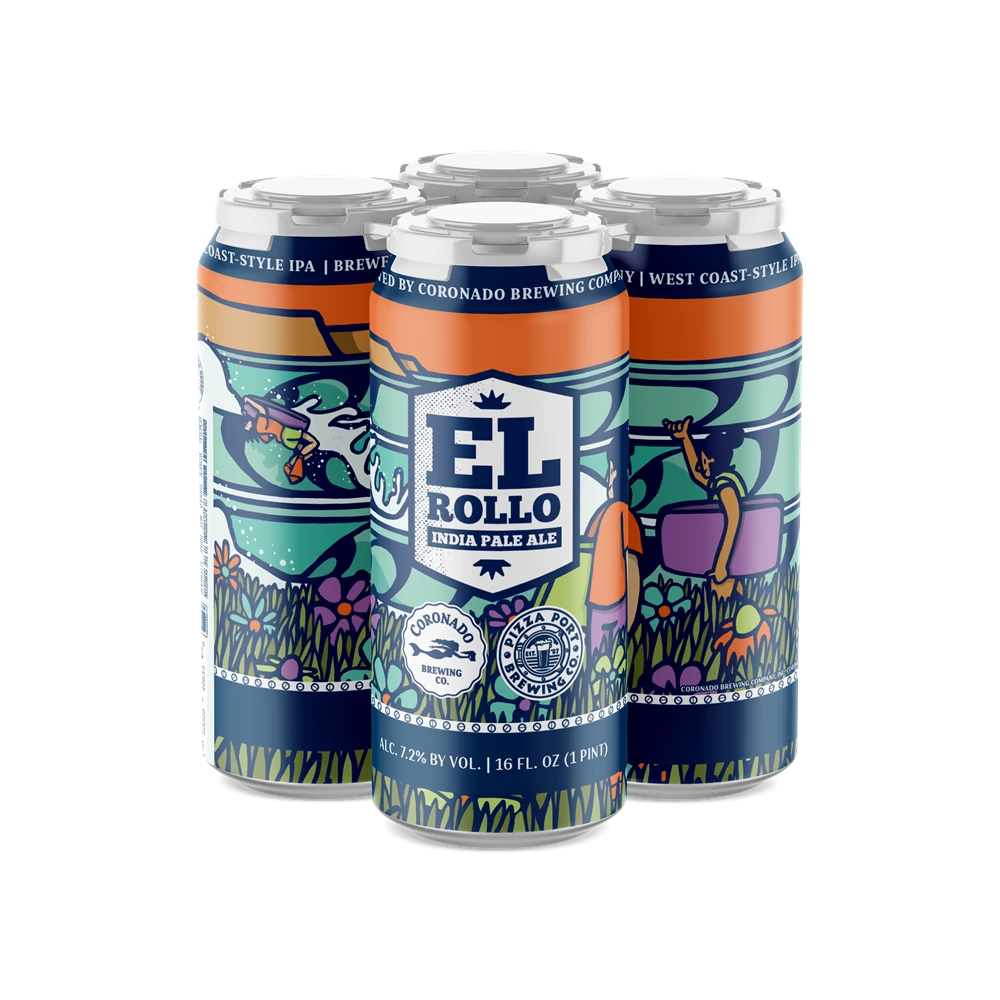 Coronado El Rollo IPA  4pk Cn