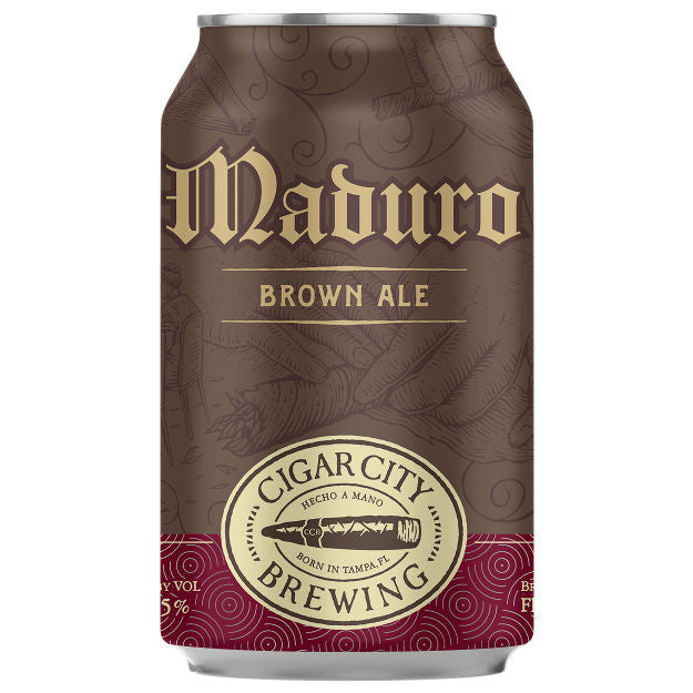 Cigar City Maduro Brown  6pk Cn