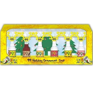 99 Holiday Ornament Set  6pk