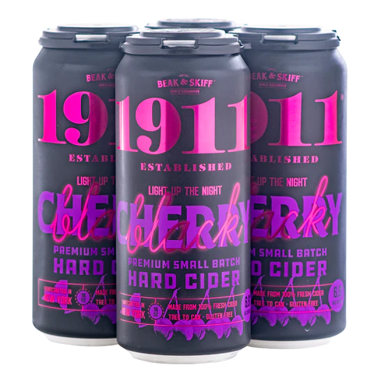 1911 Black Cherry Cider  4pk Cn