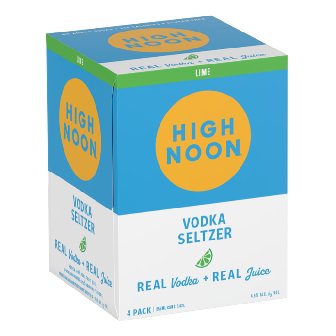High Noon Hard Seltzer Lime  12oz Can