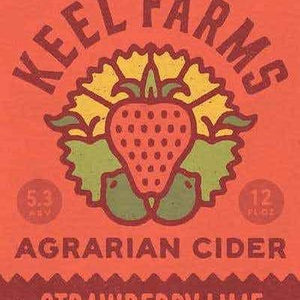 Keel Farms Strawberry Lime Cider  6pk Cn
