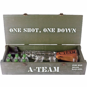 A Team AK47 Vodka  Gift Set With 6 200ml Grenades