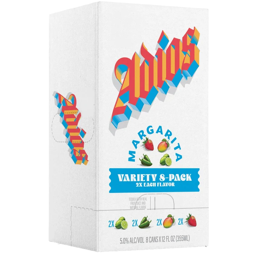 Adios Tequila Seltzer Margarita Variety