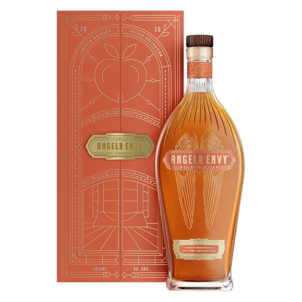 Angels Envy Rye Finished in Peach Brandy &amp; Toasted Barrels