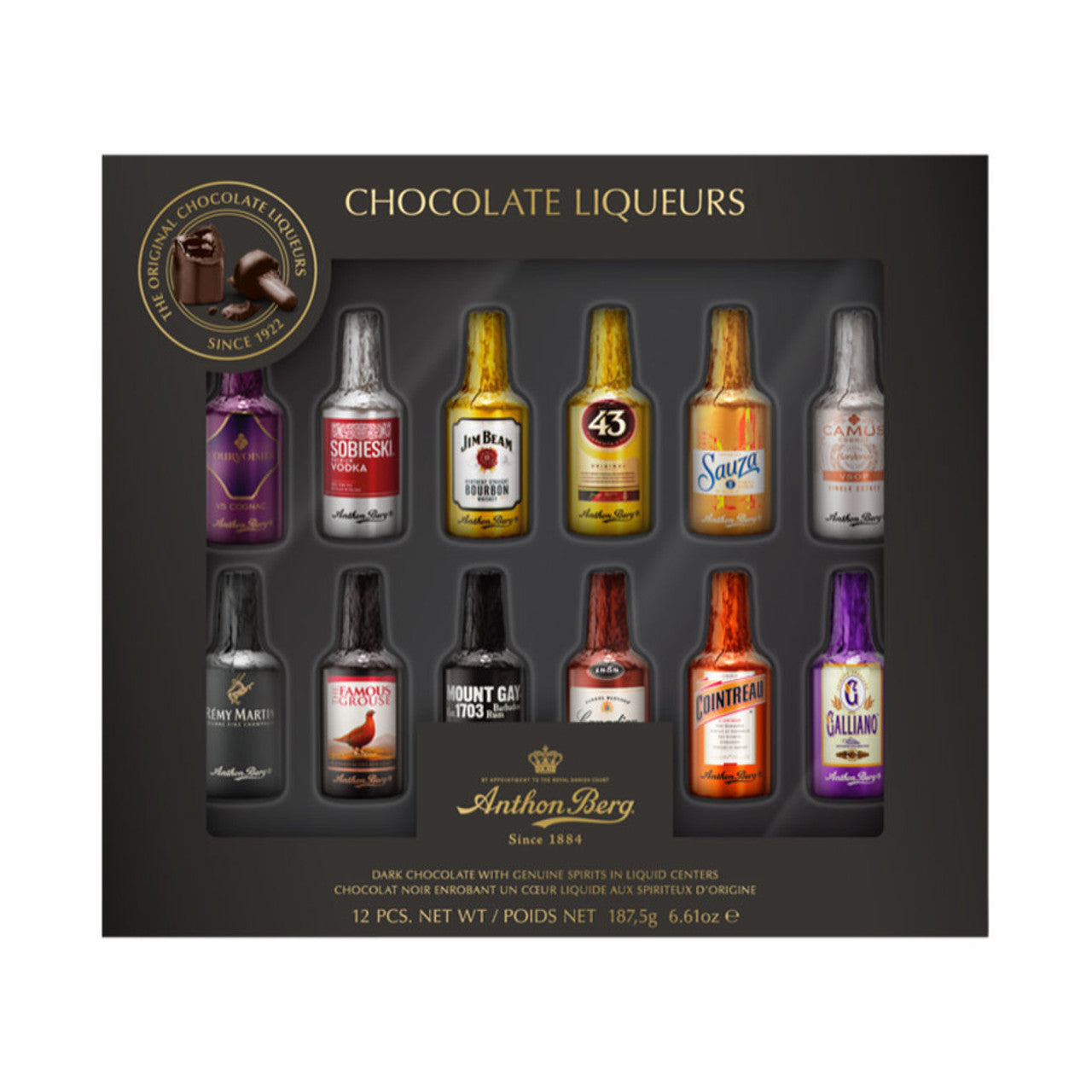 Anthon Berg Liquor Filled Assorted Chocolates 12pk