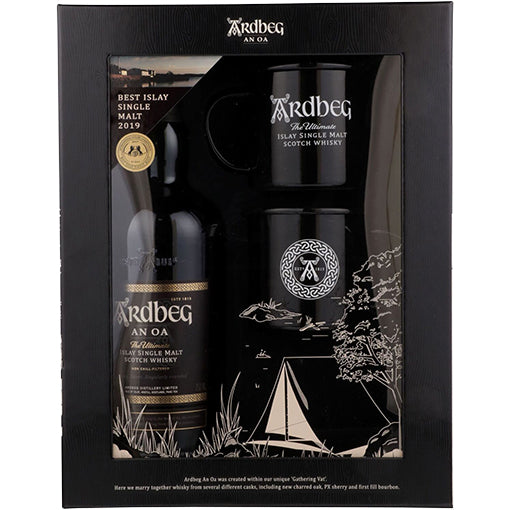 Ardbeg An Oa  Gift Set w/ Mugs