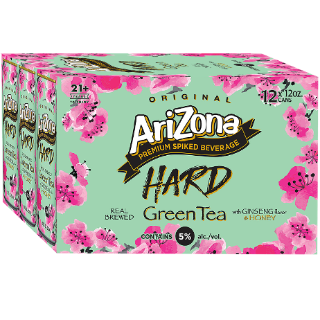 Arizona Hard Green Tea Variety  12pk Cn