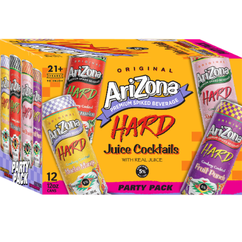 Arizona Hard Juice Cocktails Party Pack  12pk Cn