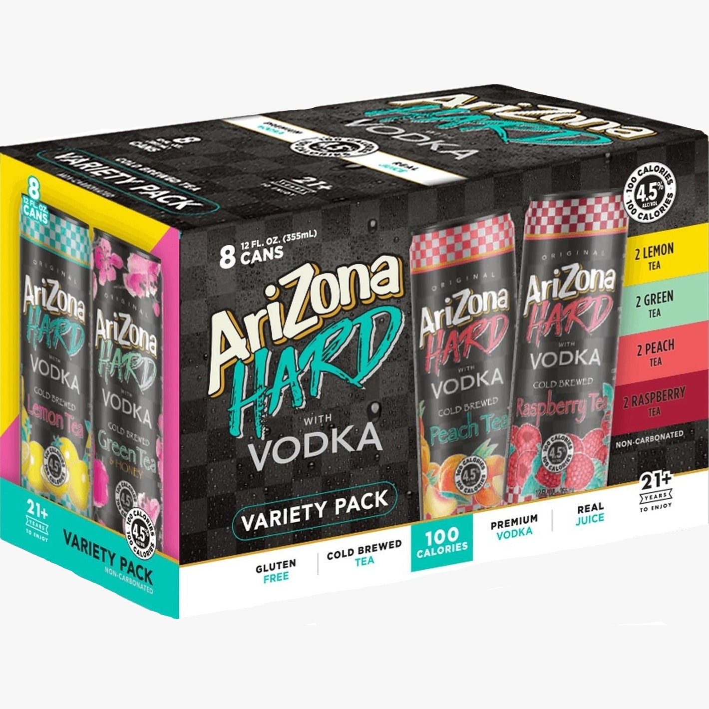 Arizona Hard Vodka Tea Variety