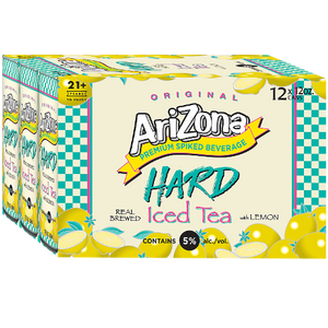 Arizona Hard Iced Tea With Lemon  12pk Cn