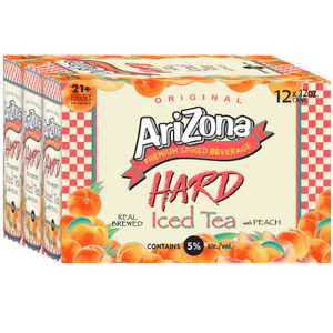 Arizona Hard Iced Tea With Peach  12pk Cn