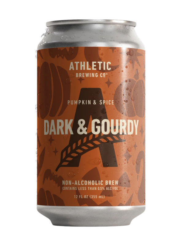Athletic Brewing Dark &amp; Gourdy NA Seasonal