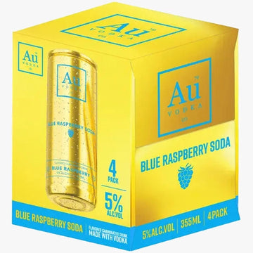 Au Vodka Blue Raspberry Soda  Cns