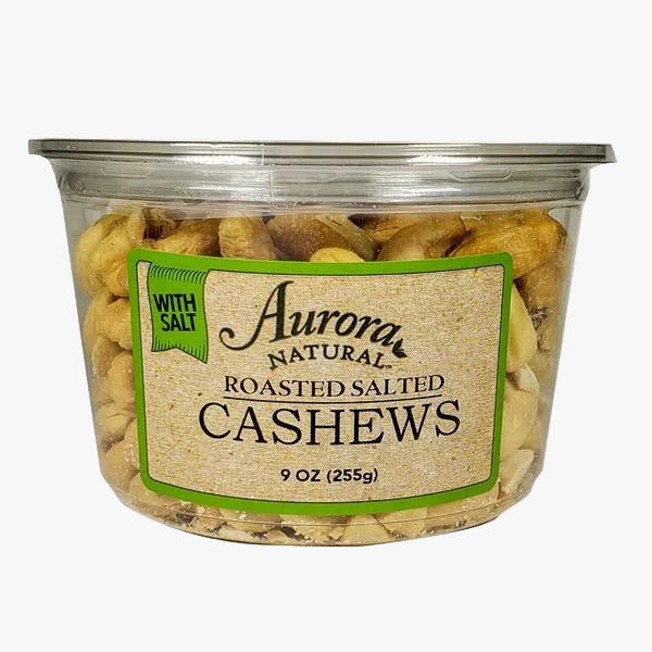 Aurora Roasted Salted Cashews 9oz
